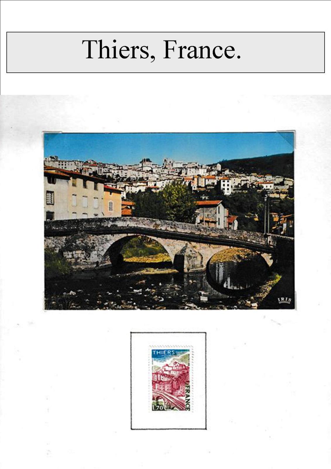 THIERS FRANCE Llanidloes Philately